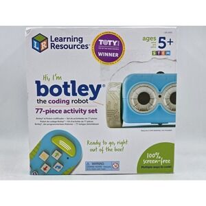 Learning Resources LER 2935 Blue Coding Robot botley - NEW DMAGE Box - Stem Toy